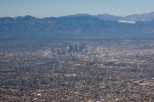 Los Angeles from the sky